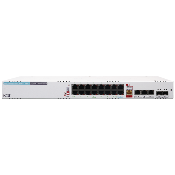 سوئیچ شبکه PoE و SFP کی دی تی مدل KP-1606J3SFT