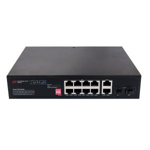 سوئیچ شبکه هوشمند 8 پورت PoE اِس اِی ایی مدل SAE-PE8900F-2F2R